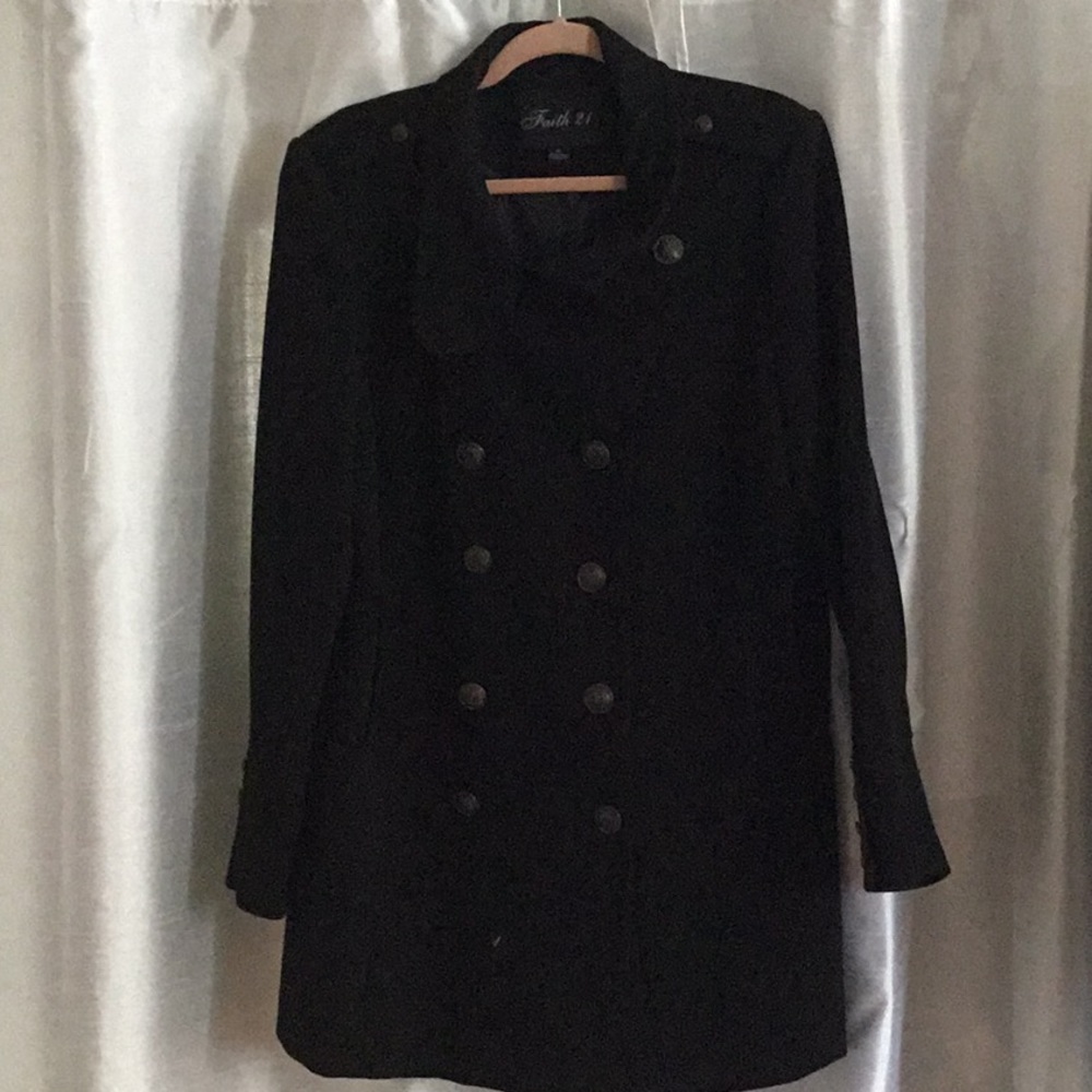 Coat Black Faith 21